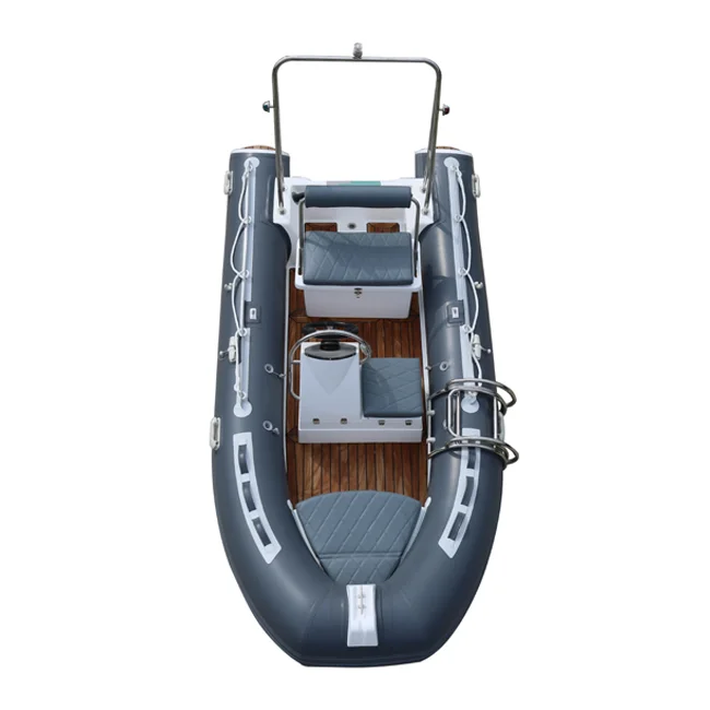 Haohai Best selling CE 5 Capacity high speed rib 360 390 orca hypalon deep-v aluminum rigid hull inflatable rib boat for sale