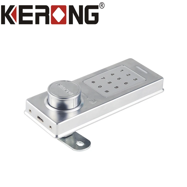 KERONG Hot Sale Electronic Digital Password Handle cabinet Lock With Touch Screen/Mechanical Buttons