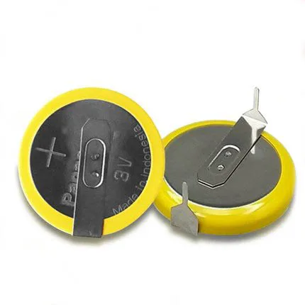 Factory price  3V Lithium Button Coin battery CR2032 Primary Batteries Cr2032 with Solder Tabs pins