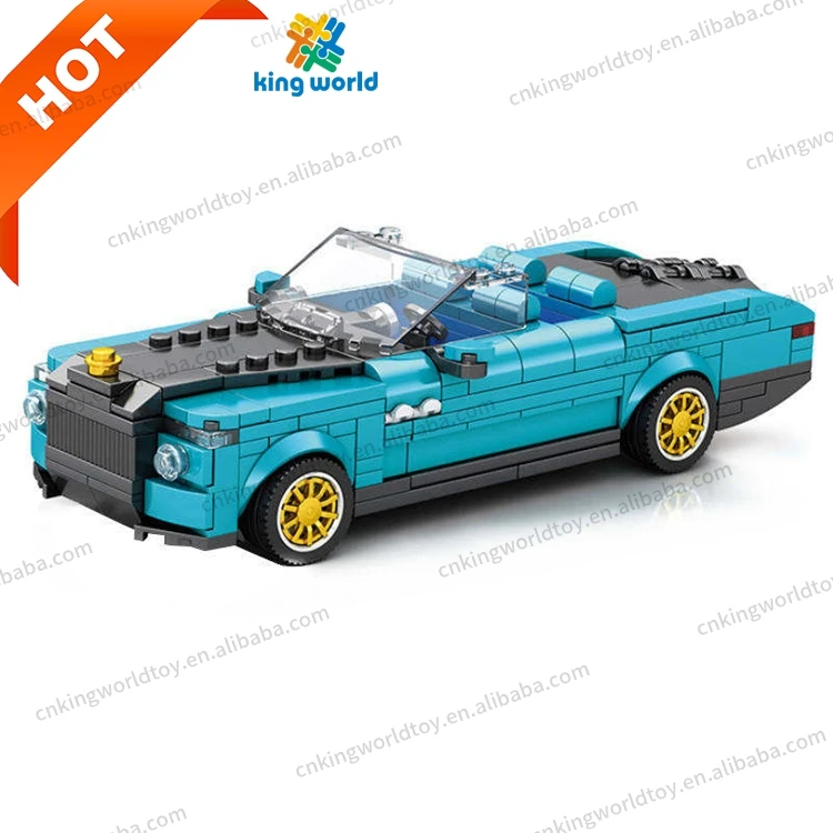 Wholesale Reobrix Block Super Racing Car Model Building Blocks DIY Famous Sport Car Assembly Brick Toys