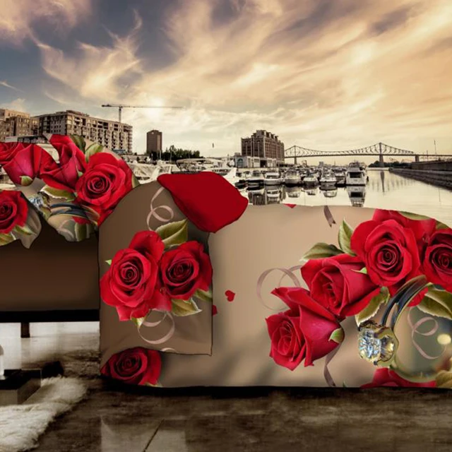 Aoyatex 3D Printed New Design 3PCS Duvet Cover Set