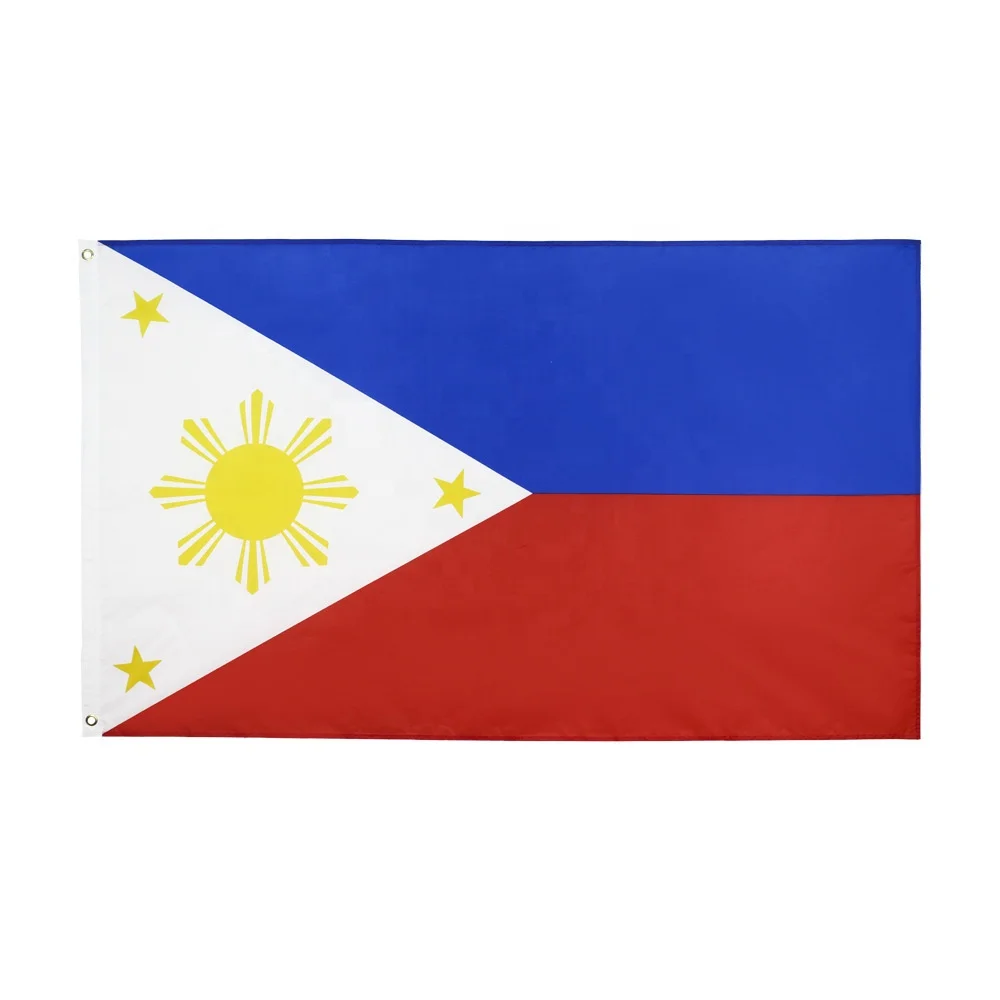 Polyester Printing 3*5 Feet 90*150 cm Philippines National Flag