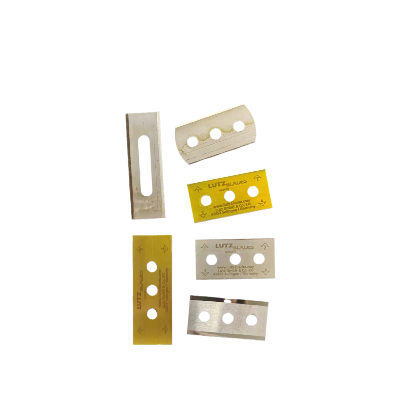 Oem Professional Hot Selling Polished Manufacturer Supply Pvc Three Hole Tungsten Carbide Cutting Blade For Pp Pe Bopp Film