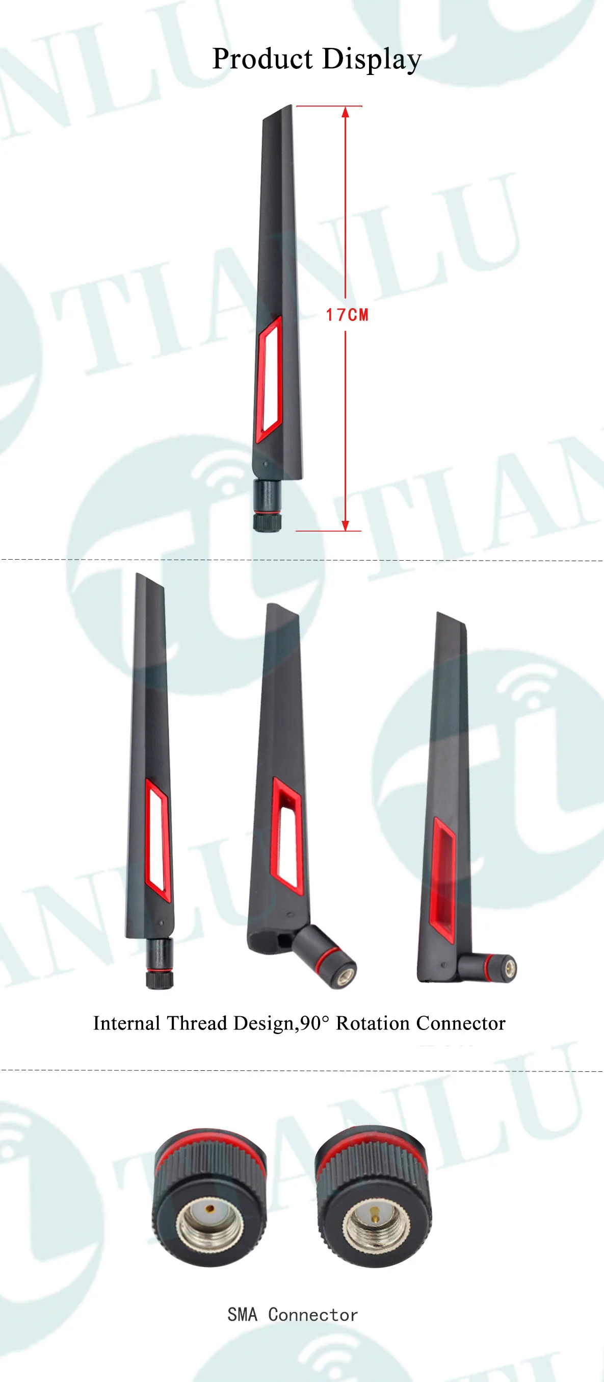 Long Range WIFI Antenna 2400-2500MHz 2.4GHz 3.5dbi wireless wifi antenna for communication radios