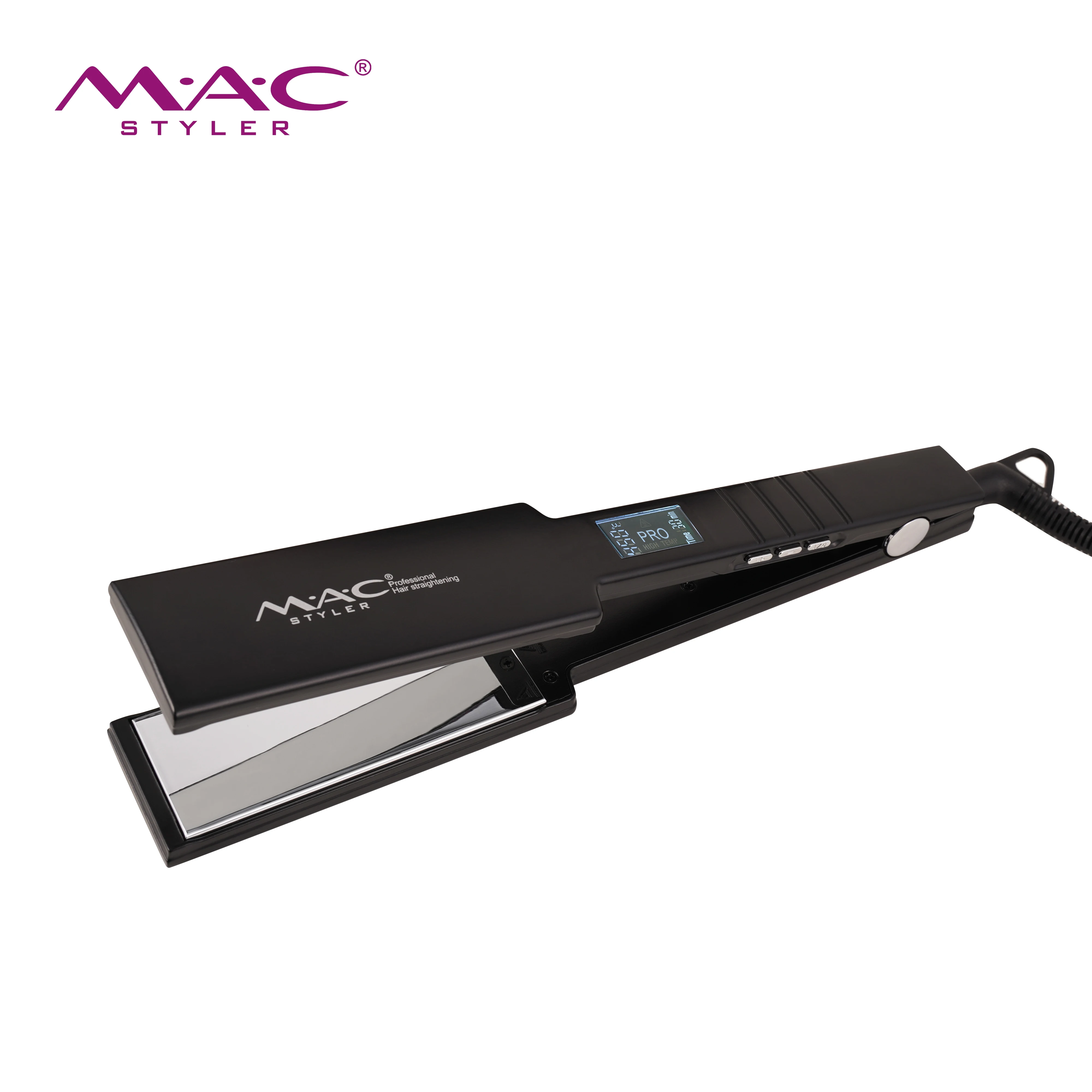 MAC Styler 450F Mirror Plated Flat Irons Titanium Flat Iron Professional Wide Plate Hair Iron Straightener
