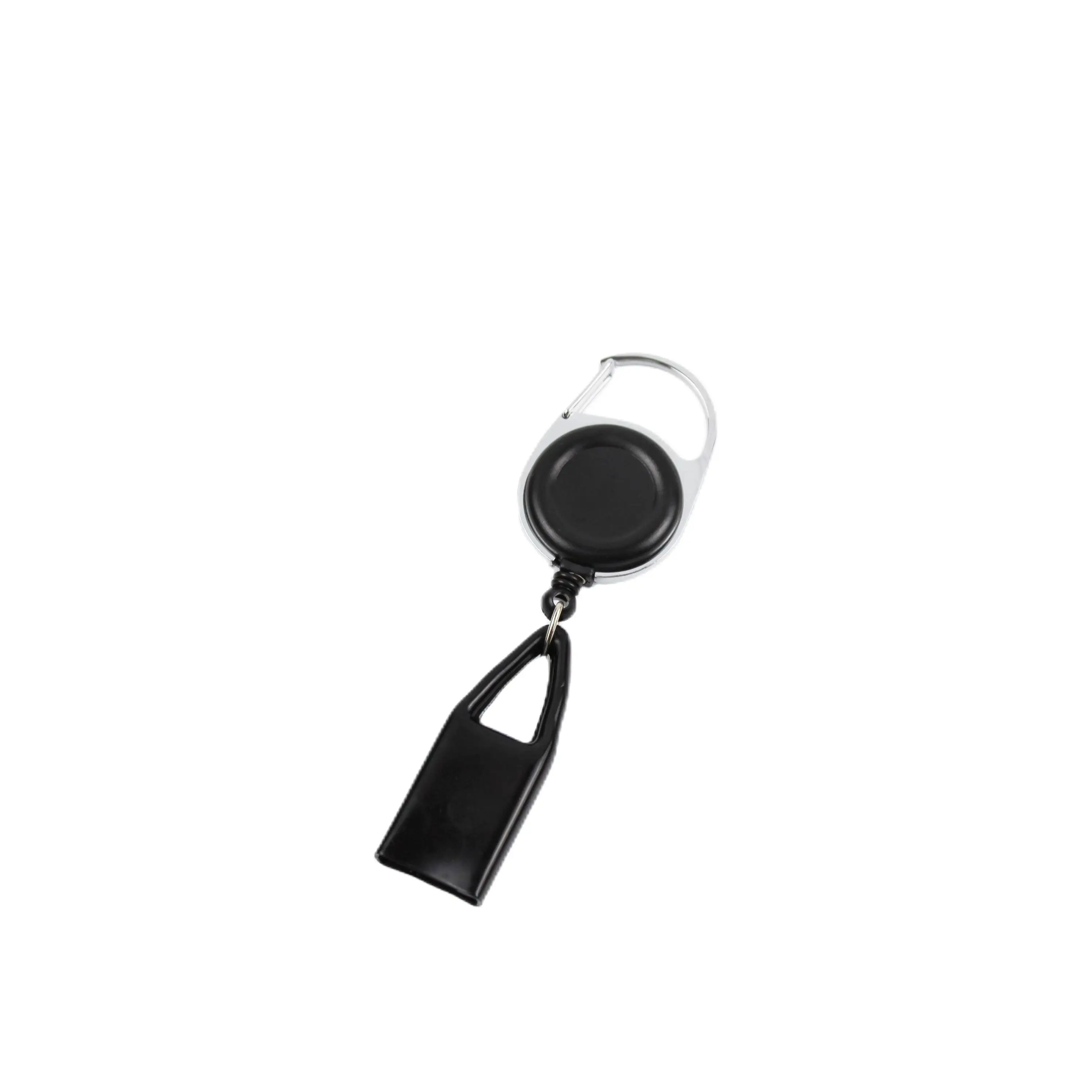 Bestom  Custom Retractable Keychain Badge Reel Lighter LEash Clipper Pen Holder  with Belt Clip for Outdoor Activiry Accessories