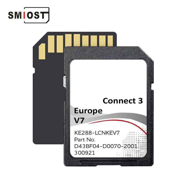 Подключение 3 новейших карт обновленной версии Navi CID SD карты 16 Гб для Nissan C3V7 Qashqai Skoda