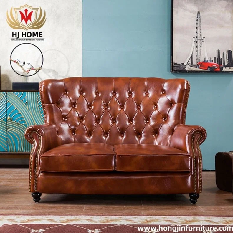 HJ домашний винтажный Лофт классический chesterfield диваны с ворсом мебель кожаный бар кафе Паб клубный салон Ретро промышленный диван