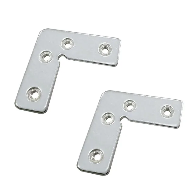 Iron Connector Iron Corner Joint Corner Bracket For Kitchen Cabinet Glass Door Frame Profile