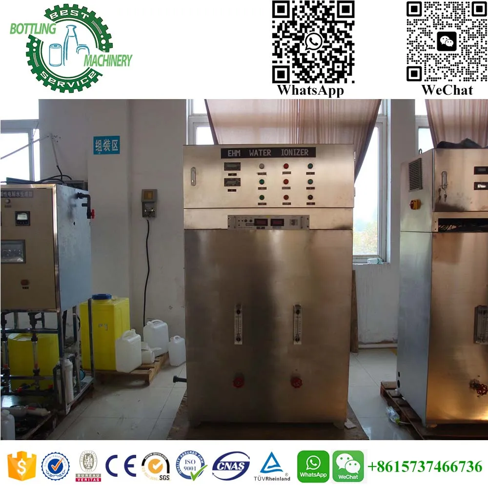 Industrial 1T/H~200T/H pH 7.0~9.5 (Customized) electrolyzed Hydrogen-Rich Weak alkaline Water Ionizer