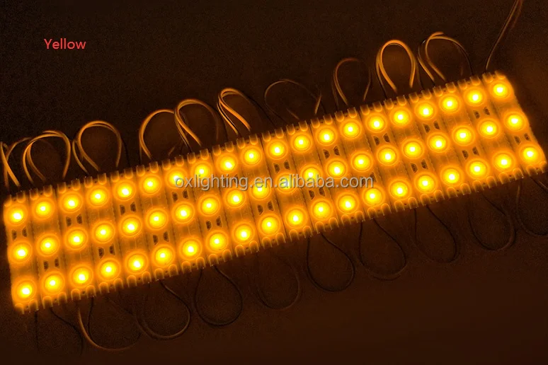 High Power Super Brightness 3 LEDS SMD 2835 1.5W 12V Waterproof IP68 Injection Led Module Light For Signs Advertising Signage