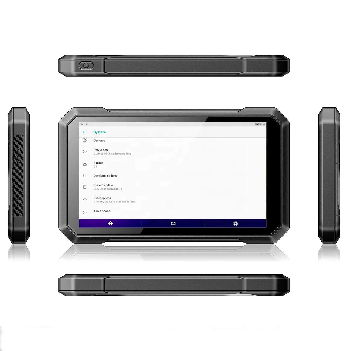  High Quality 7 inch Waterproof IP65 Android 8.1 4G LTE 2GB RAM USB Host RS232 Motorcycle GPS