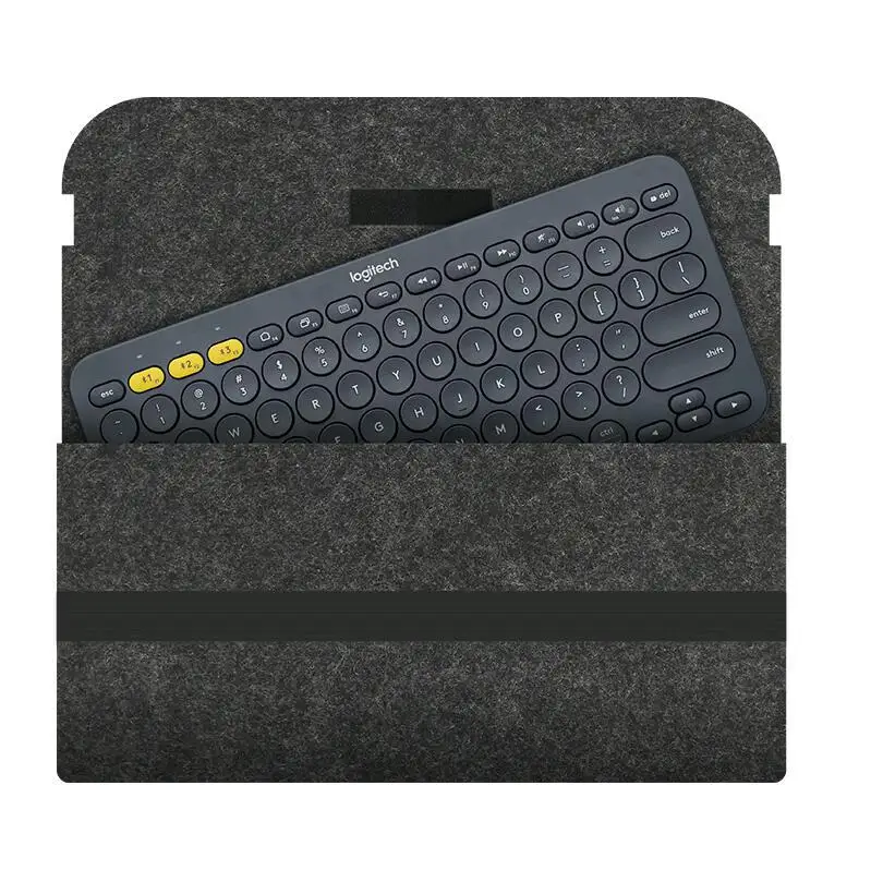 Keyboard Sleeve Case Bag Compatible with Logitech K380 K480 K580 K780 Wireless Keyboard Travel Bluetooth Wireless Keyboard Case