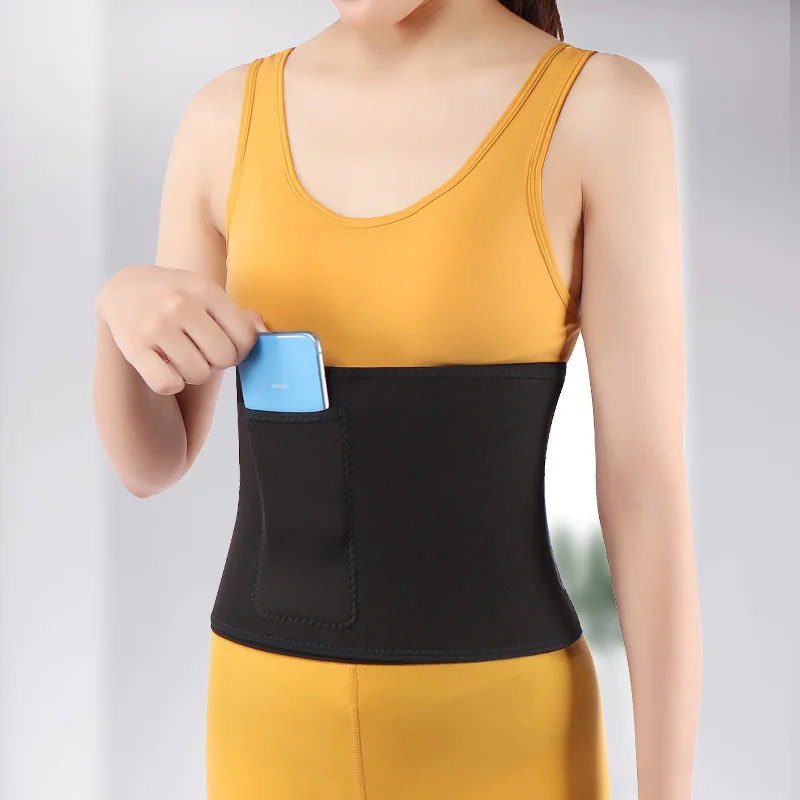 Custom Logo Slimming Belt Waist Trainer Shaper Tummy Control Sweat Band Sport Belt Wrap Waist Trainer