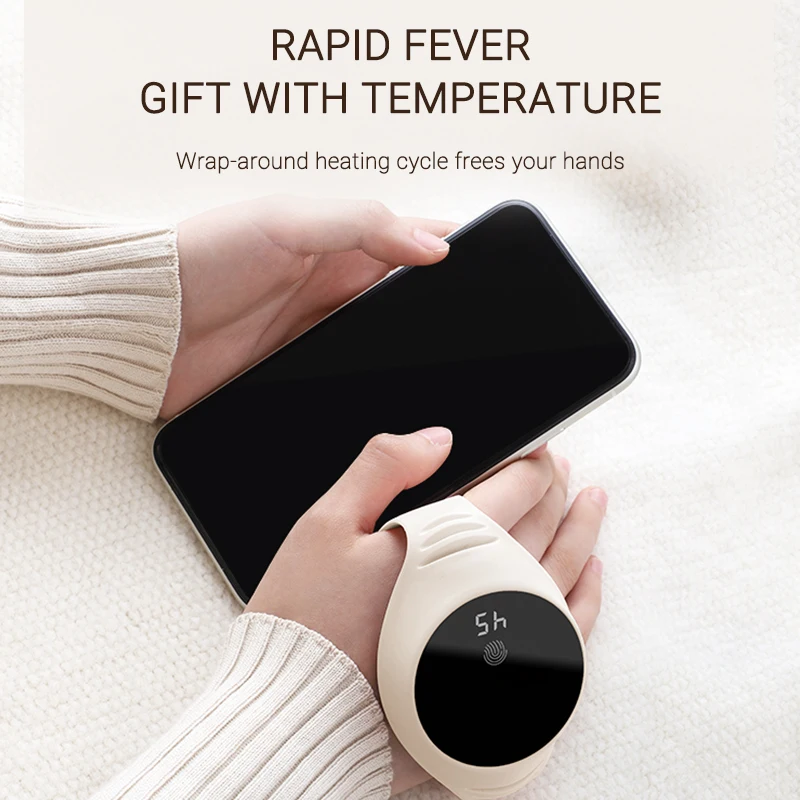 2022 New Style Christmas Gift 2000mAh Reusable Electric Portable Heater Gift Dawn Rechargeable Hand Warmer