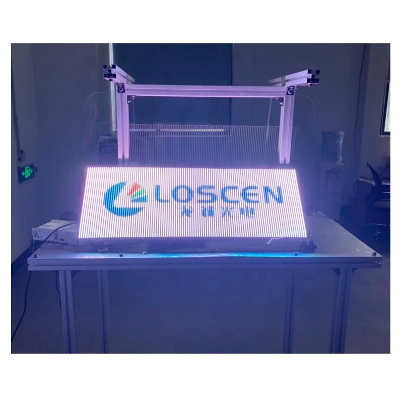 Rear Window Transparent Car LED Display Video Screen