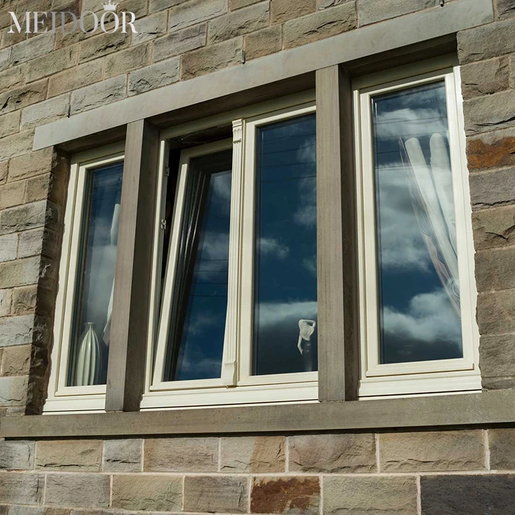 NFRC certified triple glazing  tilt and turn window aluminum passive house windows with low-e 4 smart sun energy efficient glass