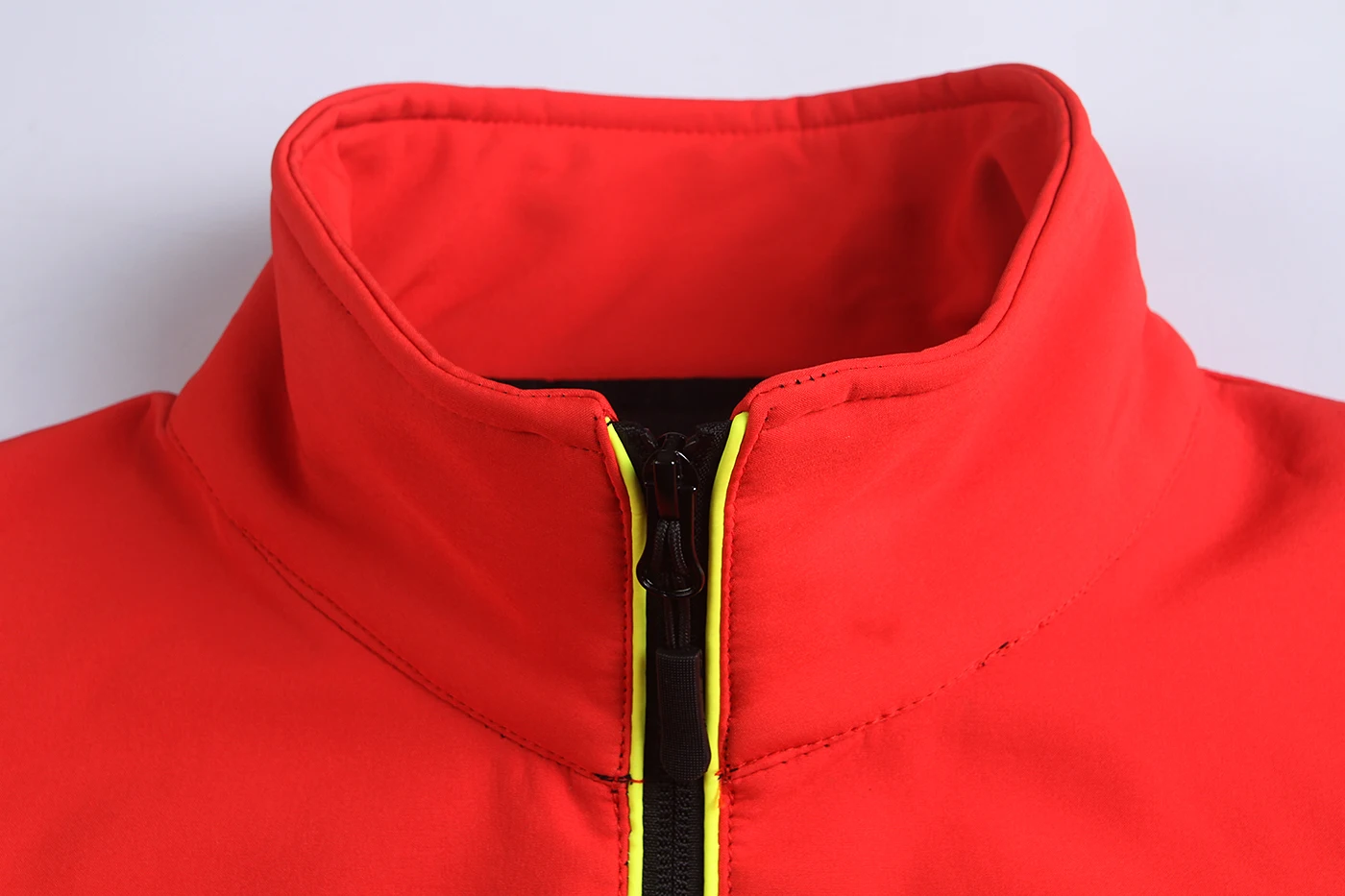 customization winter workwear staff uniform screen printing logo contrast color fabric windproof softshell jacket