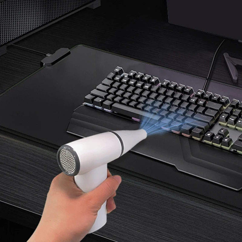 100000 RPM Mini Turbo Fan Air Duster 4 Speeds Adjustment Jet Fan Electric Compressed Air Duster Blower Turbo Jet Fan