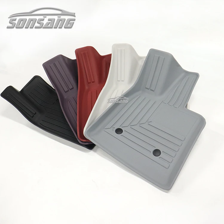 SONSANG COLOR Custom Hot Sale 5D Car Floor Mats TPE Car Mats Accessories 3D Universal Floor Mats
