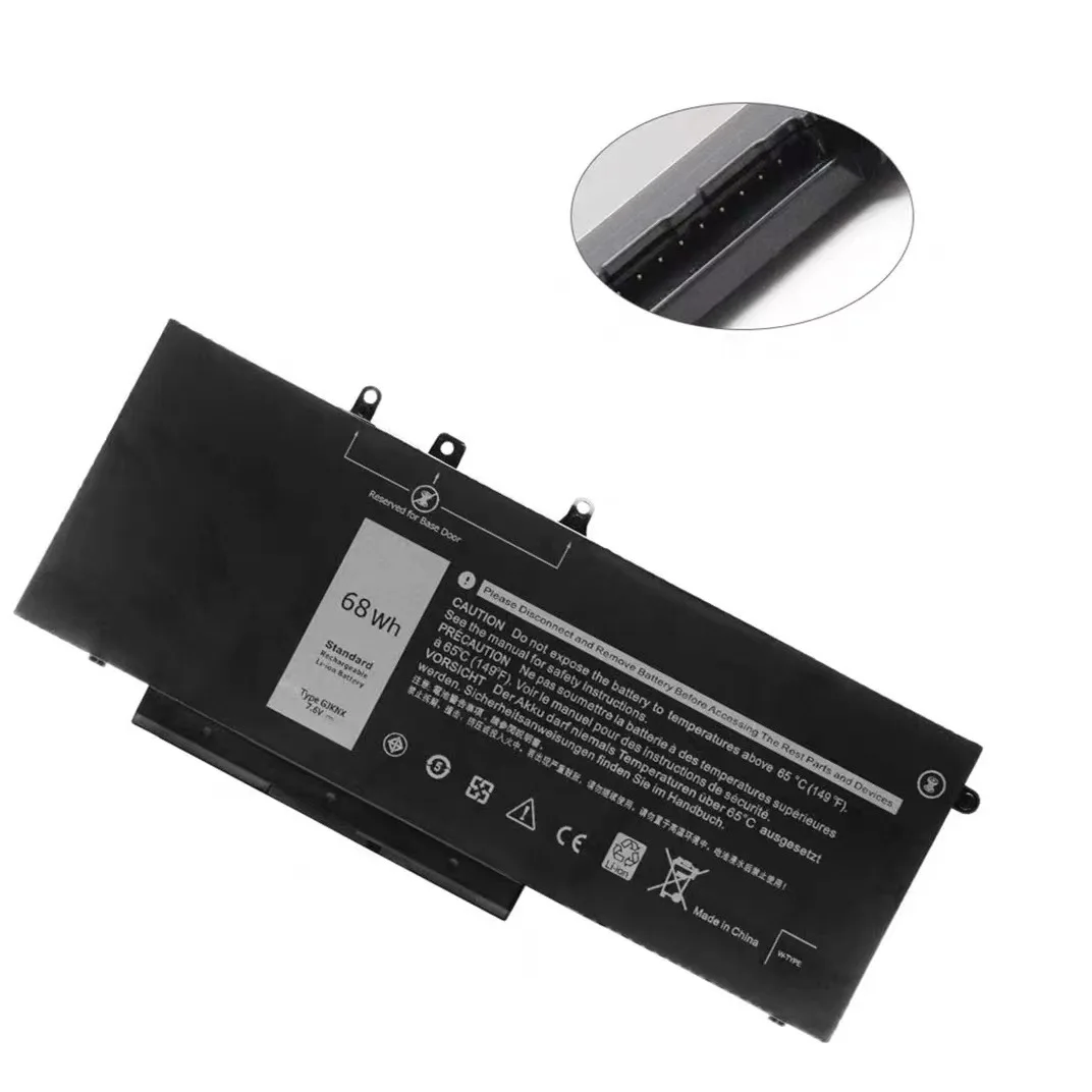 7.6V 6200mAh GJKNX Laptop Battery for dell Replacement Laptop Internal Battery for Dell Latitude 5480 5580 5280 5590 5490