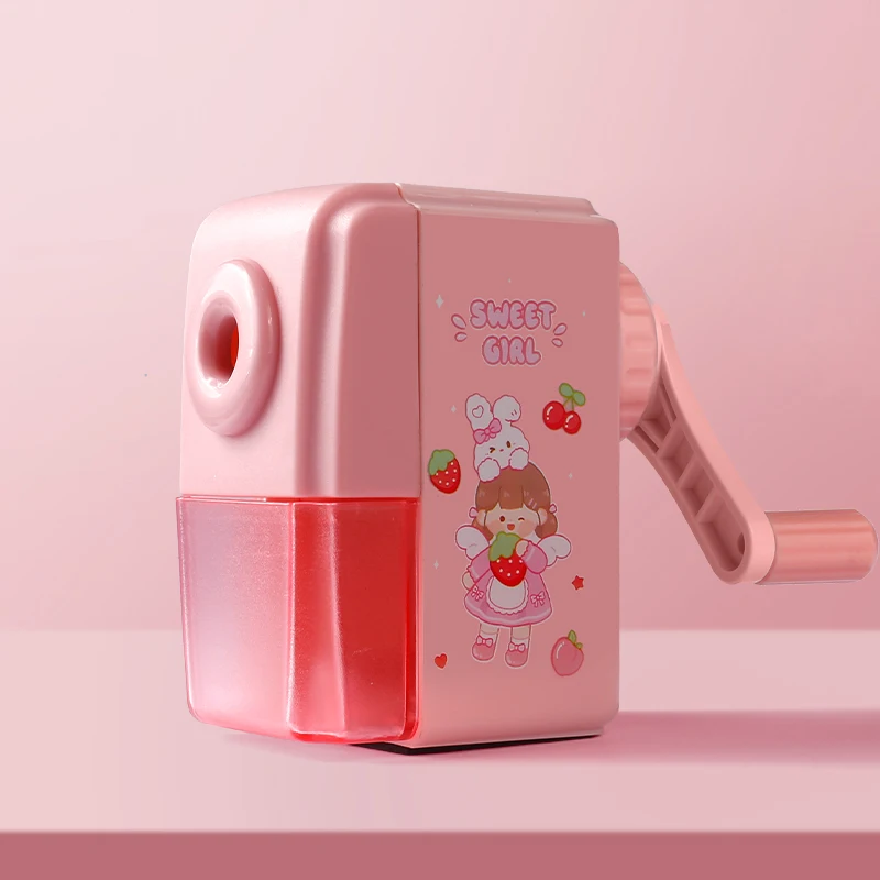 Wholesale Creative Manual Pencil Sharpener School Student Cartoon Mechanical Pencil Sharpener