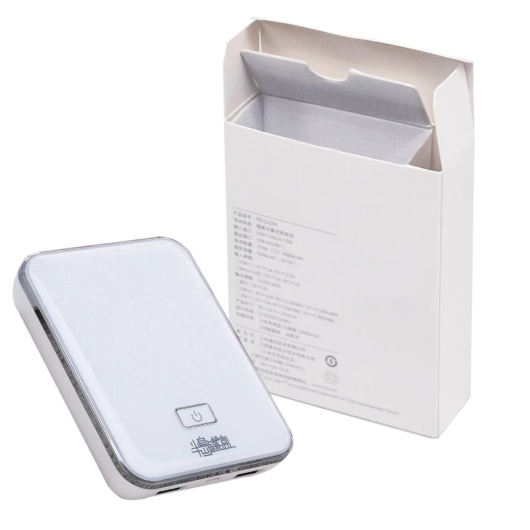 Custom Printing Logo Mobile Accessories Packaging Box Portable Charger Power Source Bank Paper Color Boxes for Packiging