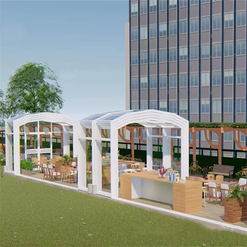 Customized Pool Enclosure Retractable Pool Roof Telescopic Outdoor Retractable Polycarbonate Swimming Pool Cover Enclosures