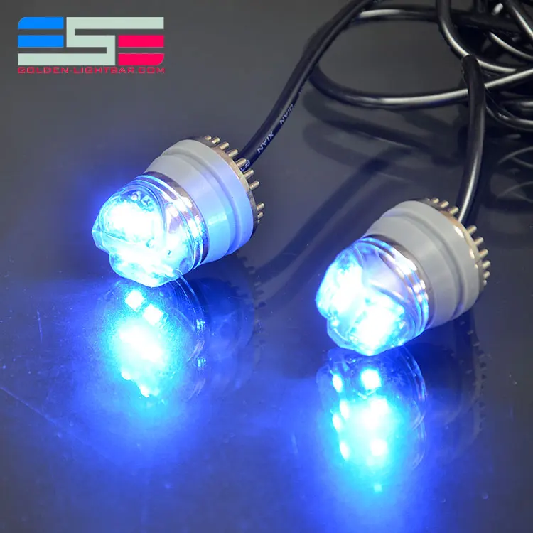 High power strobe hazard light hideaway led