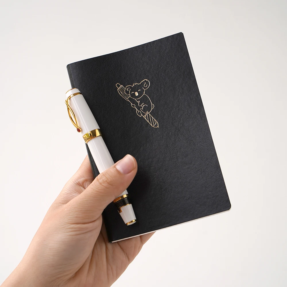 Бумага Tomoe искусственная кожа голодный KoalaNotebook A5 A6 Маленький милый дневник портативный стационарный журнал