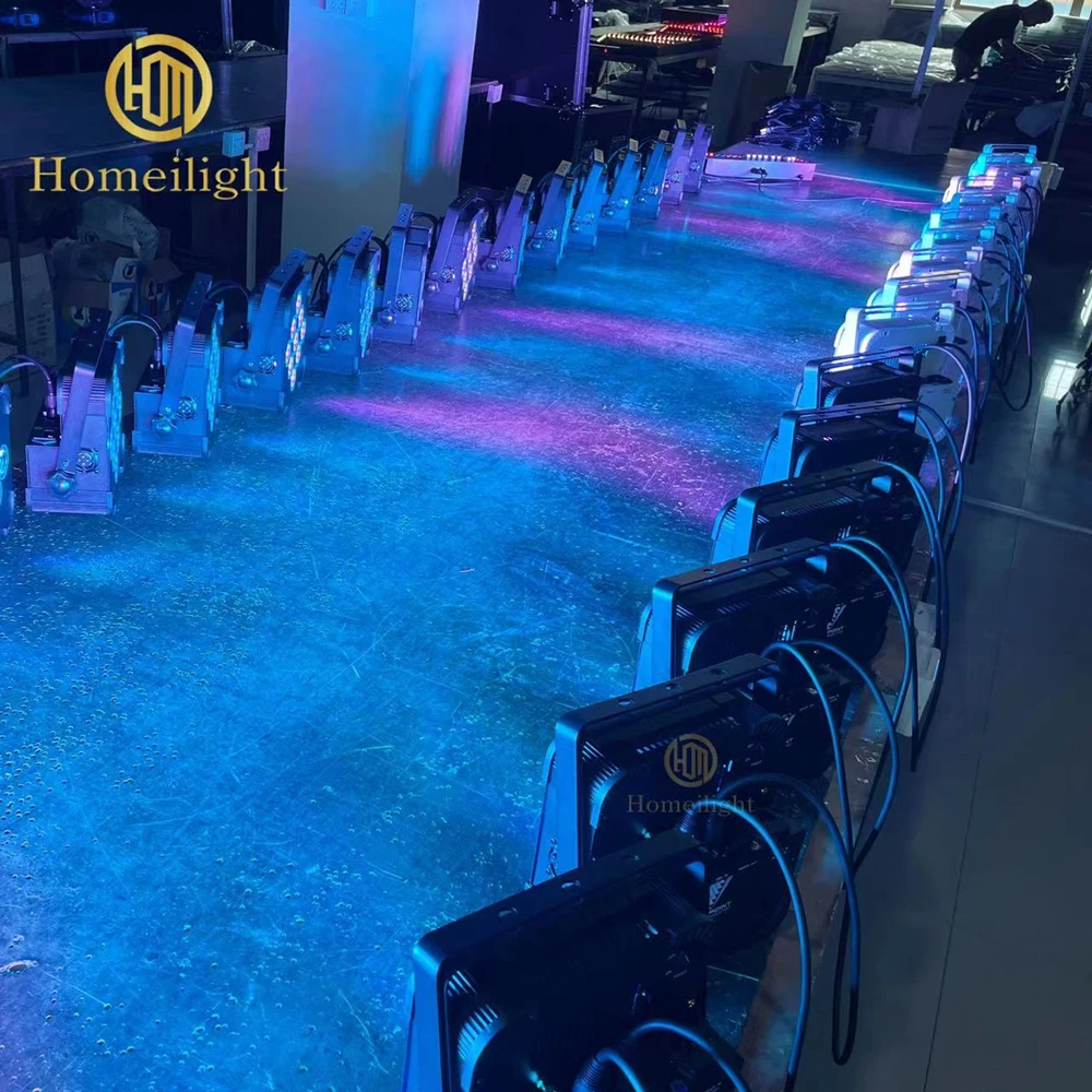 Hot Sale Led Uplight RGBWAUV 6in1 Remote Phone Battery Power 9*18W Wireless Par Light for bar Dj Wedding Stage Club Party
