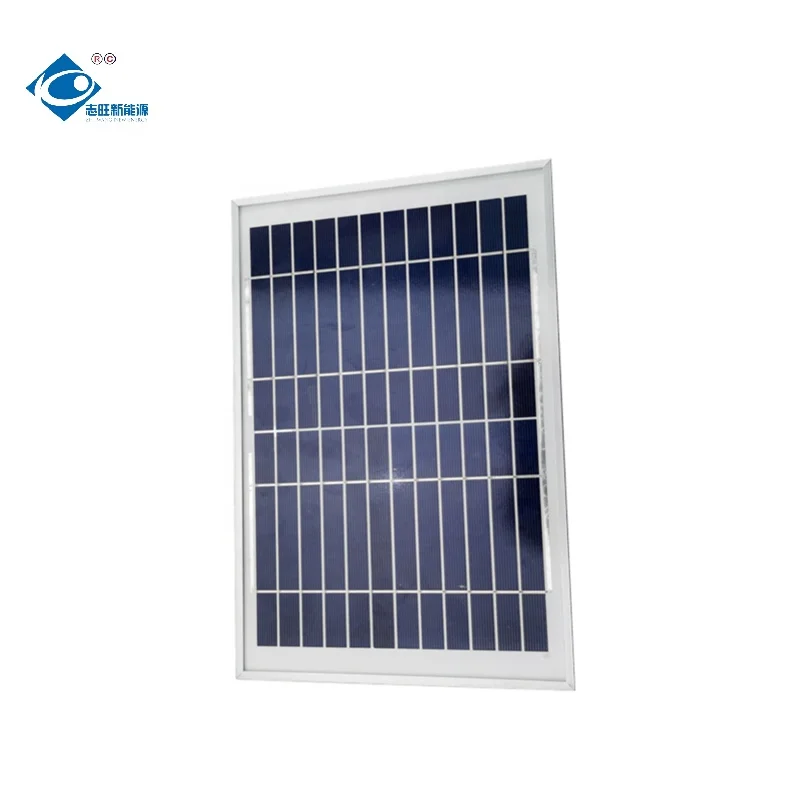 12V Popular Mini Solar Panel ZW-8W-12V Glass Laminated Solar Panel 8W Portable Solar Panel Charger
