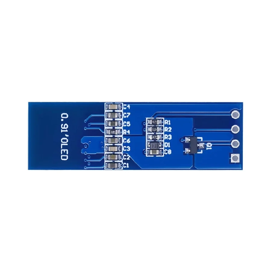The factory warehouse  0.91 inch white oled display module IIC I2C 128X32 4pin with SSD1306 controller chip