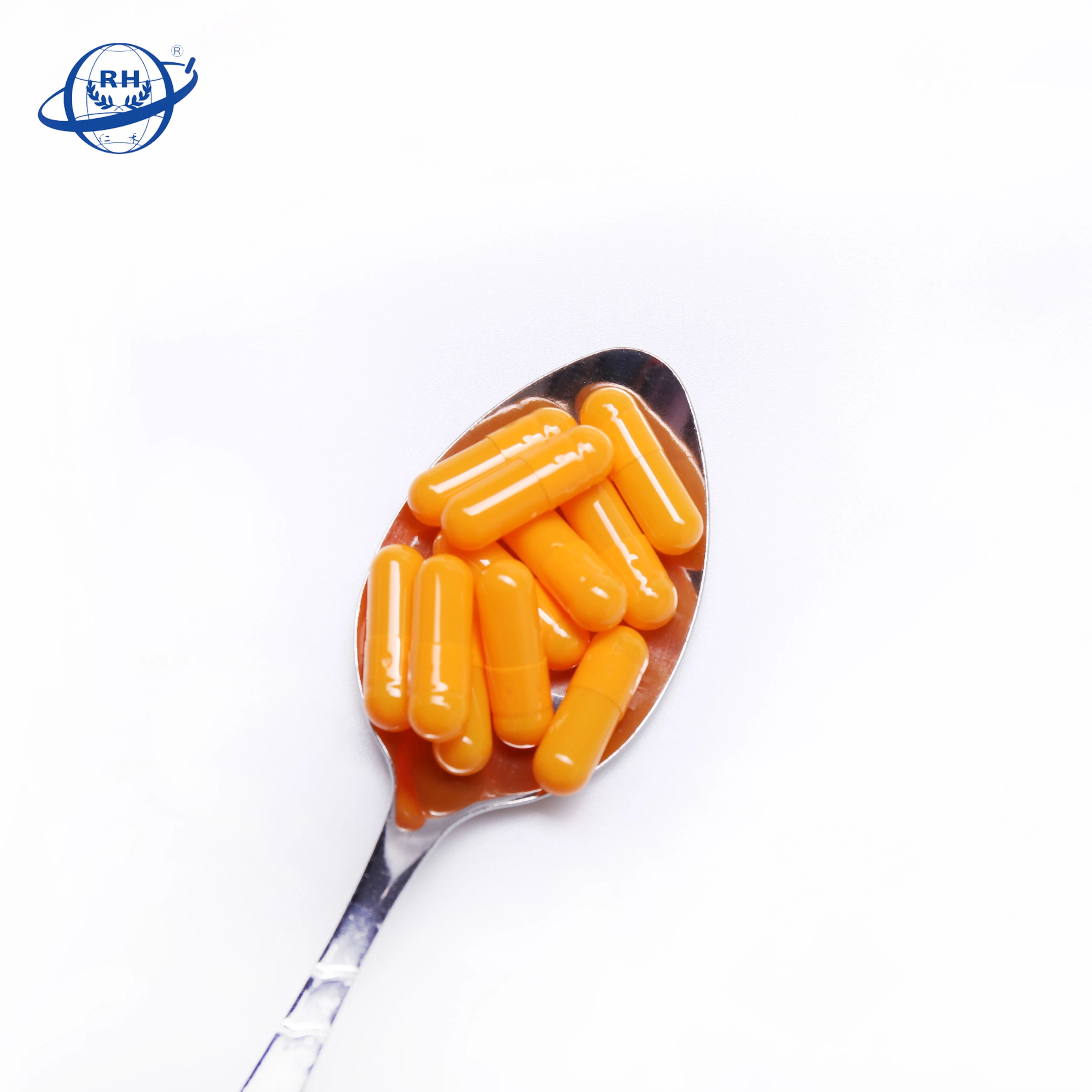 Best selling orange empty gelatin capsule shells 00 0 1 2 size