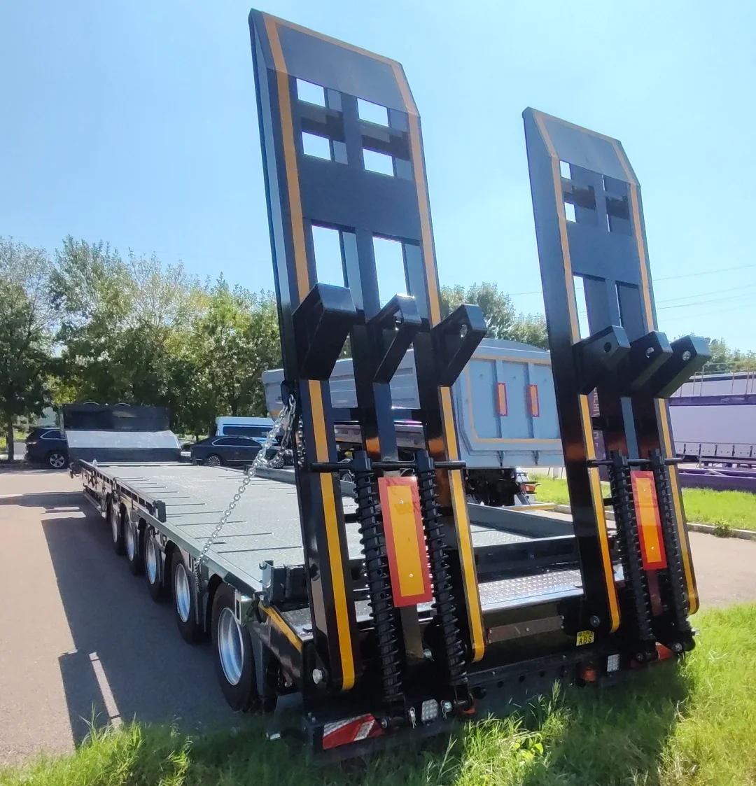 Прямая Продажа с завода многоосевой низкорамный прицеп lowboy выдвижной