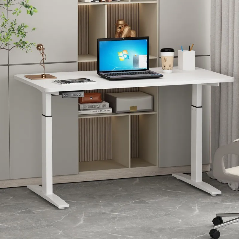 Work From Home Use Office Use Height Adjustable Motor Lifting Laptop Desk