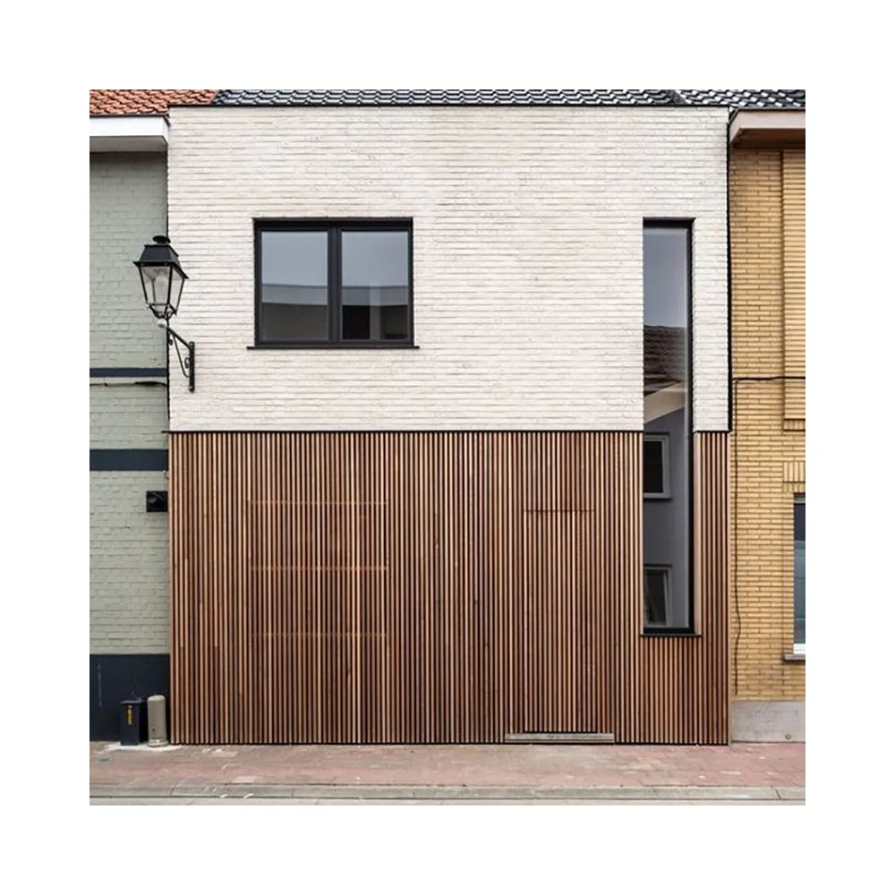 Outdoor wooden wall panels and boards decorative Wholesale Modern Solid Wood Exterior Wall Panels