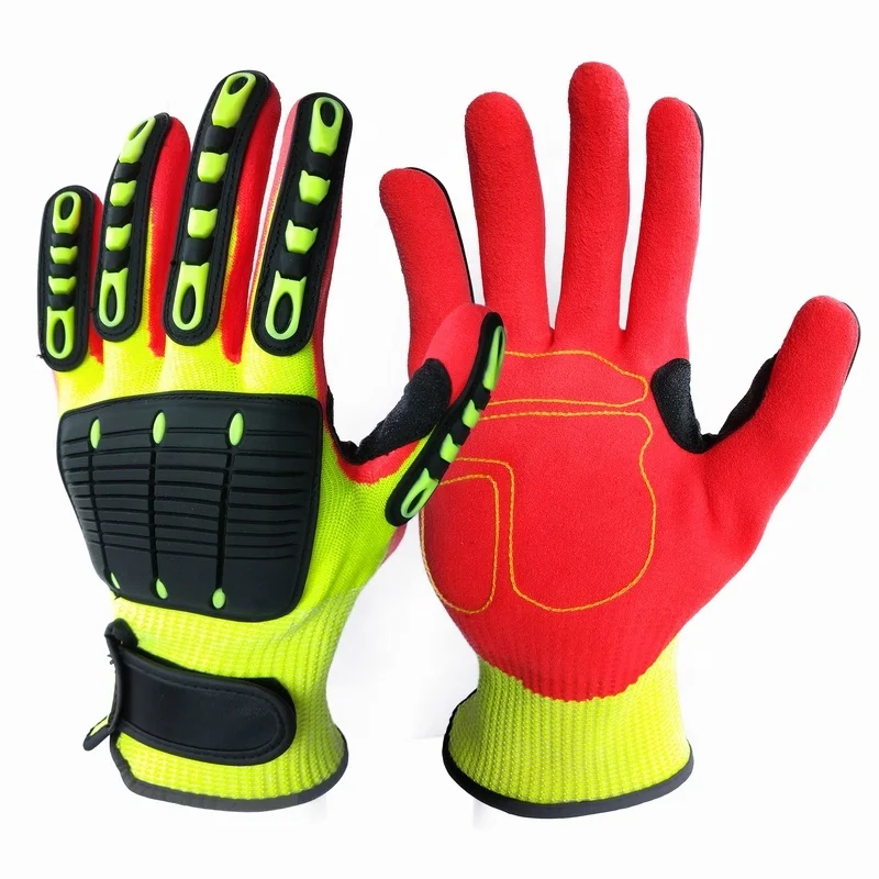 Yulan M103B Mechanical Shock Absorbing Five Level Anti Cutting Gloves