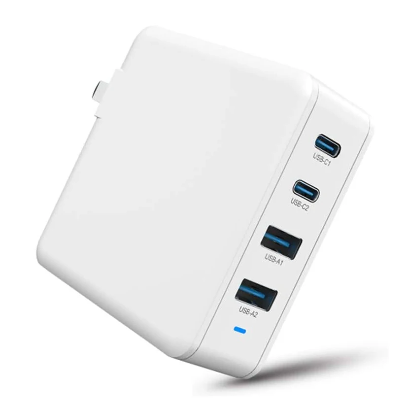 4 Port Usb Wall Adapter Gan Charger 100W Universal Laptop