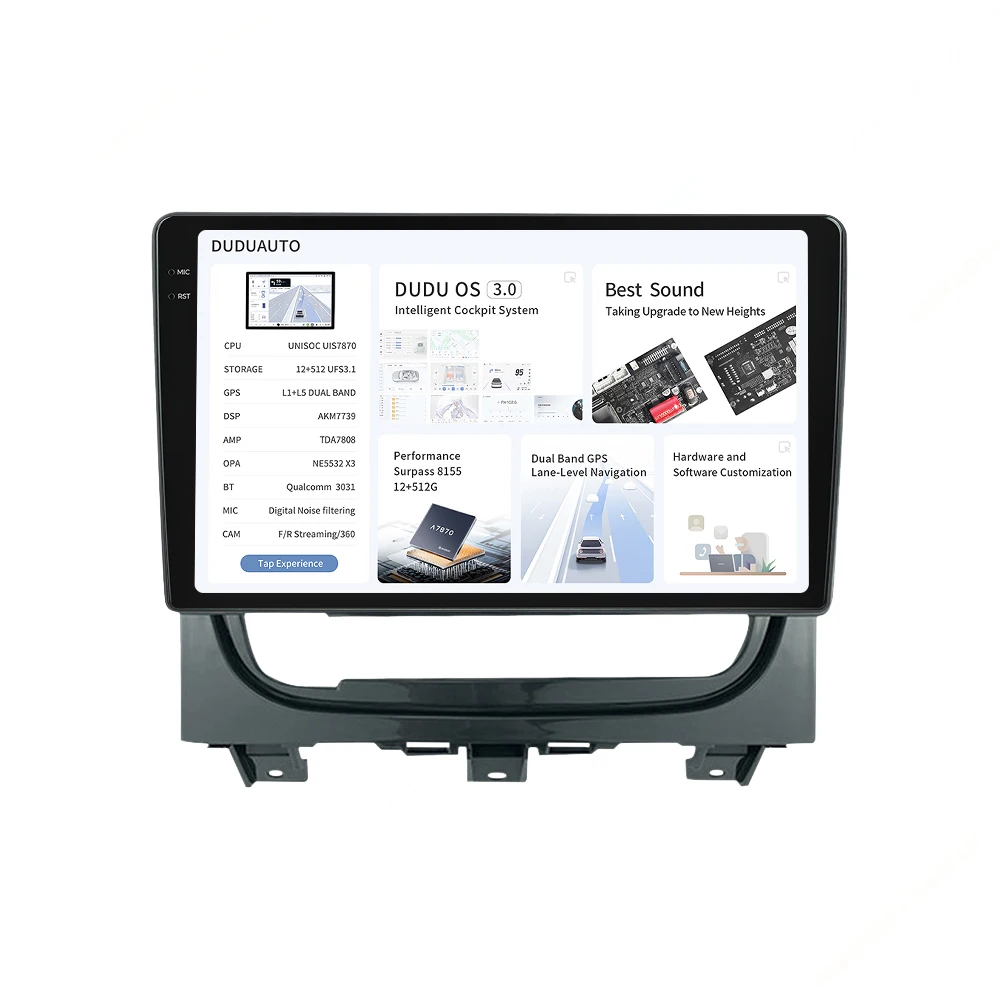 DUDUAUTO DUDU7 A7870 Intelligent Car System Car Android Radio Auto Carplay GPS DSP BT For Fiat Strada Idea 2012-2016