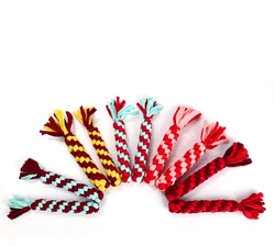 Toughness Colorful Pet Molar Toy Cotton Rope Knot Dog Toy