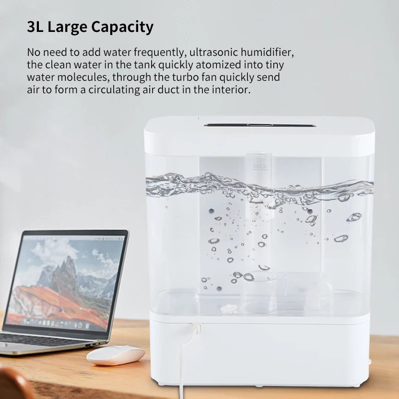 Factory-outlet OEM/ODM Hot Selling 3L Remote Control Super Quiet Ultrasonic Humidifier