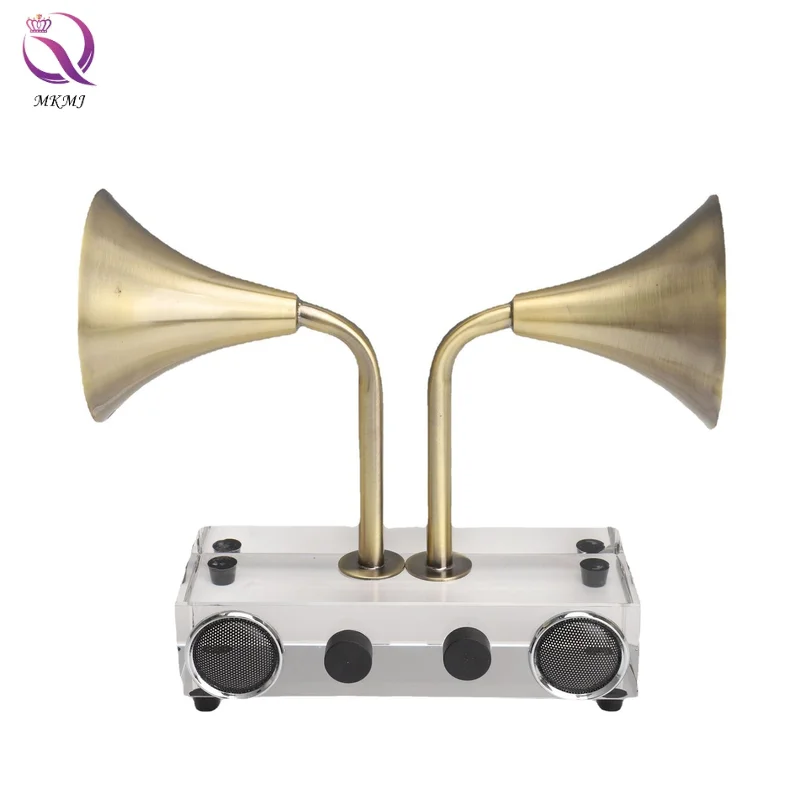 Modern Simple Crystal Power Amplifier Broadcasting Machine Decoration Phonograph for Living Room Tabletop Decoration