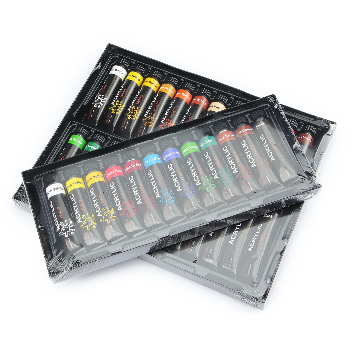 China factory price wholesale high quality good price 12 colors aluminum tube 12 ml hot sale painting paint professional