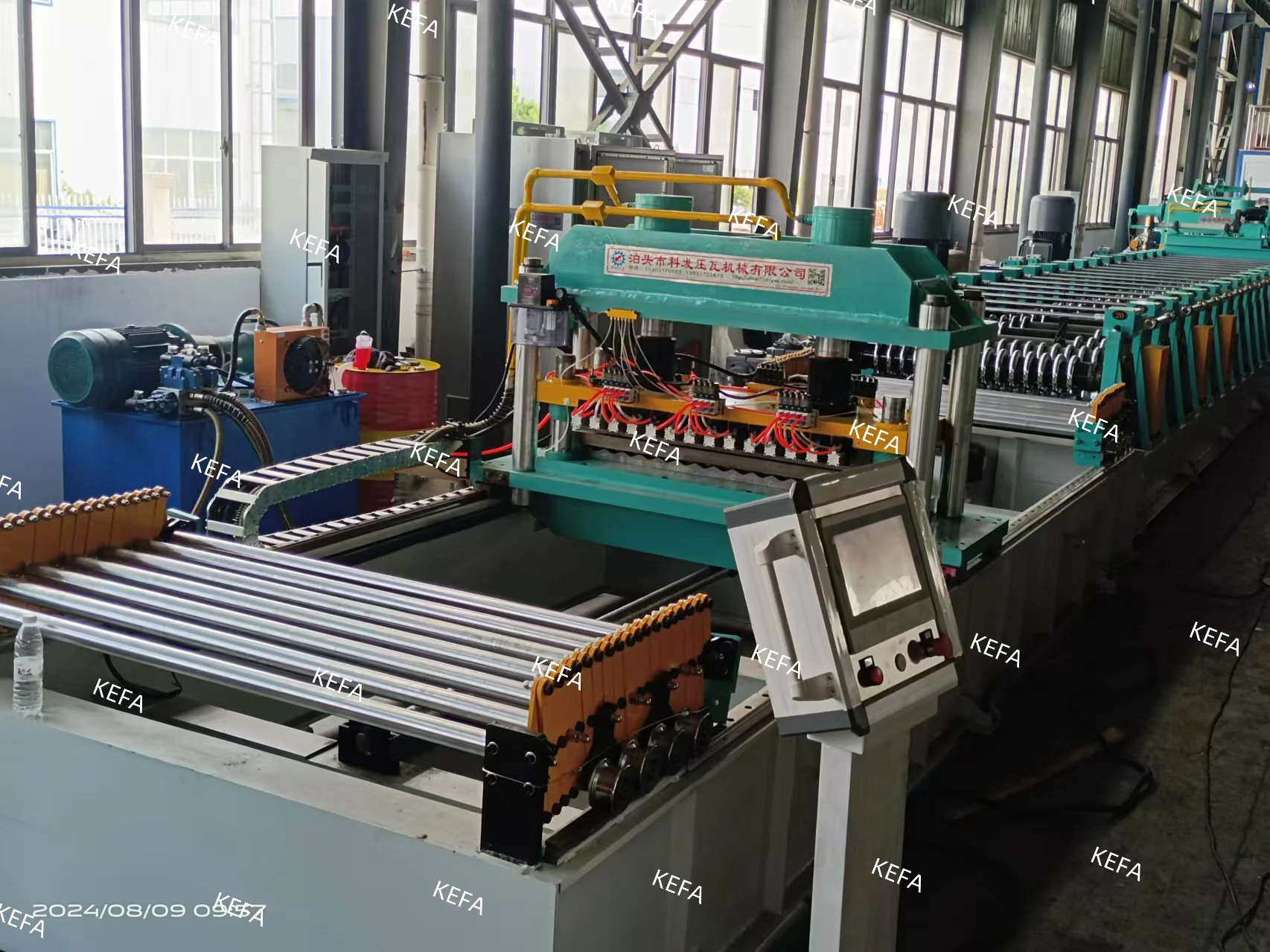 4mm spiral steel powder silo roll forming machine grain bin sheet machine silo sheet roll forming machine