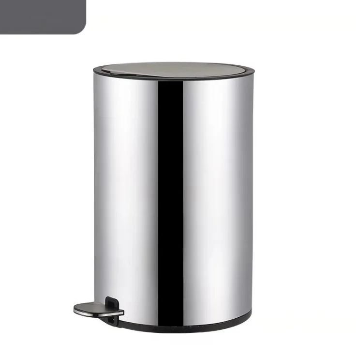 Индивидуальная цветная Педальная мусорная корзина, мусорная корзина из нержавеющей стали с крышкой
