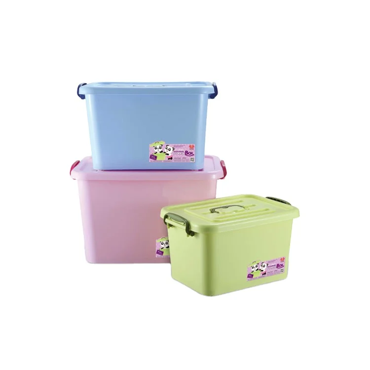 Wholesale Large Multipurpose Plastic Organizer Box Household Decorative Stackable Plastic Storage Boxes & Bins