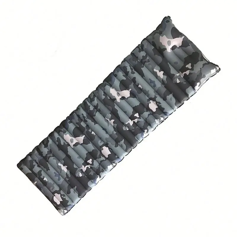 Ultralight Camp Mat Compact Camouflage Inflatable Sleeping Pad For Backpacking Tpu inflatable air mattress with pillow