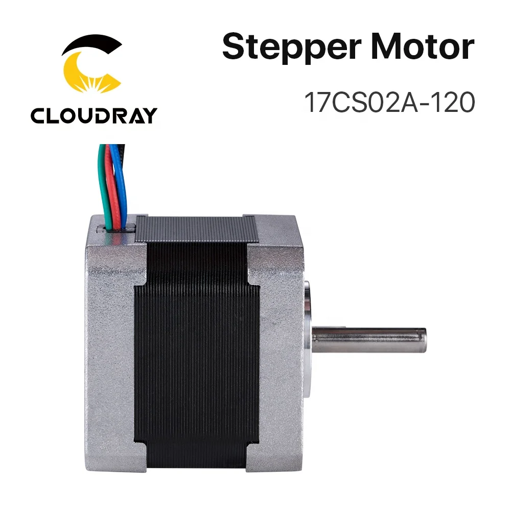 
Cloudray CM11 Nema 17 42mm 1.8 Degrees 1.2A 0.2N.m Hybrid Opened Loop Stepper Motor 17CS02A-120 