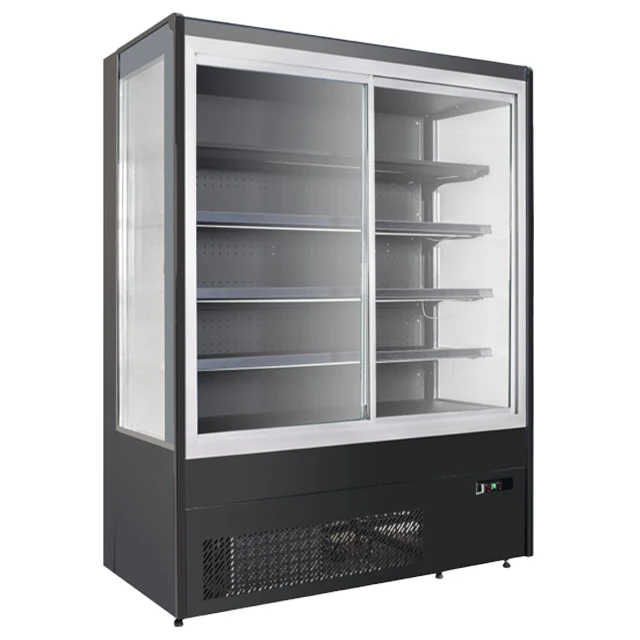 Yogurt Cold Drink Multidecks Self Service Supermarket Refrigerator Beverage Cooler Multideck Open Chiller